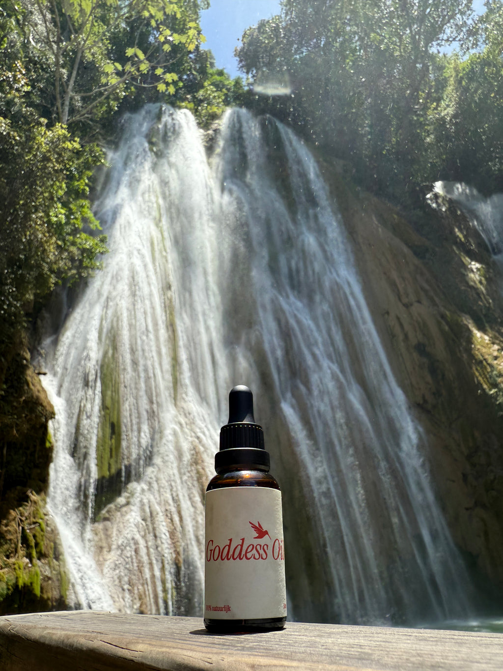 Salud Goddess Oil flesje – luxe natuurlijke gezichtsolie met rozenbottel en granaatappelpit en cactusvijg